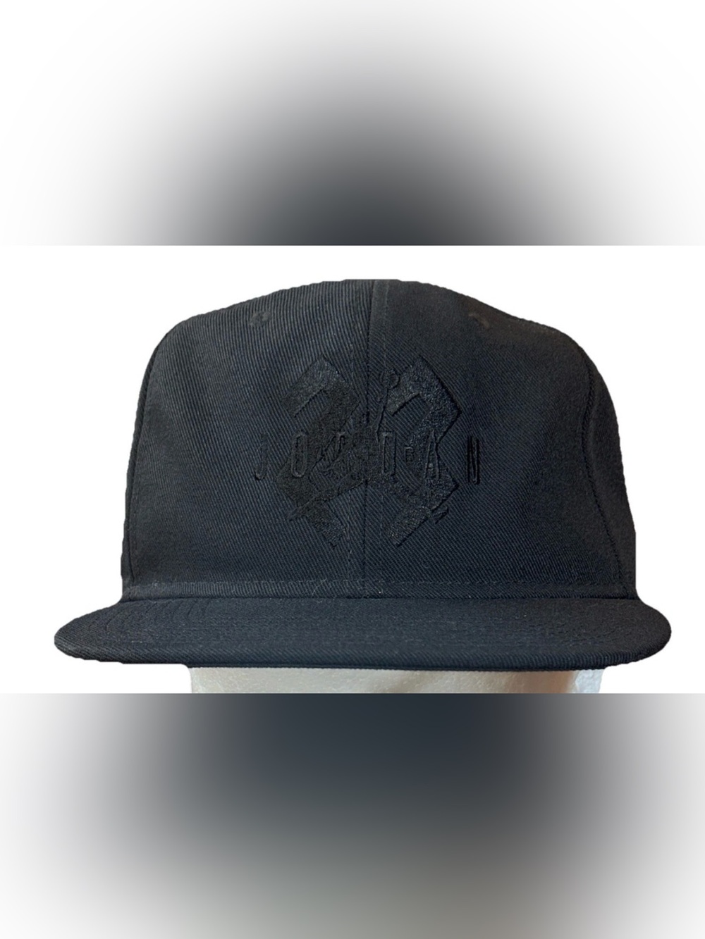 Rare HTF Authentic Nike Blackout Air Jordan 23 Jumpman Hat Snapback Black OSFA